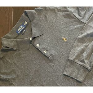 Polo Ralph Lauren Mens XXL Polo Shirt Classic Fit Gray Casual Preppy Modern Golf